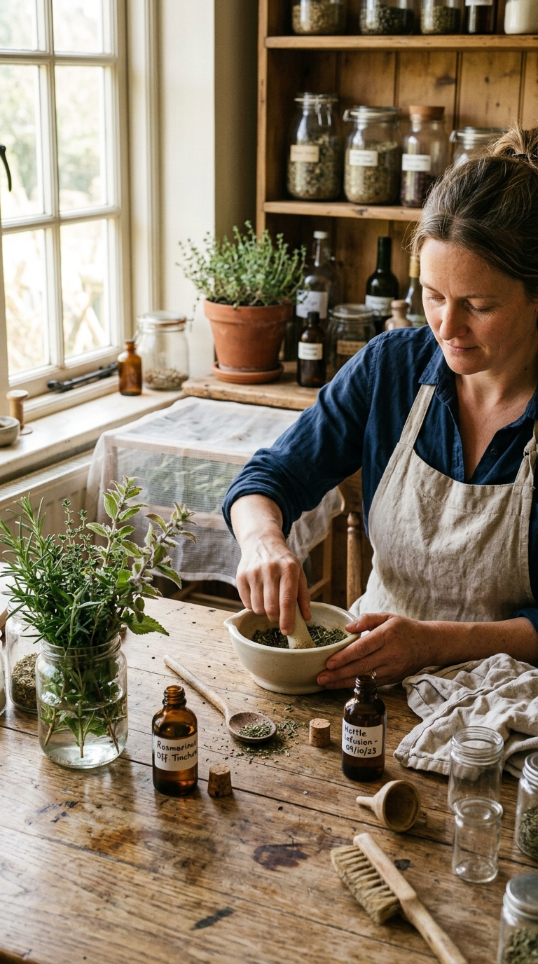 DIY Chamomile & Lemon Balm Sleep Tea: A Gentle Evening Ritual for Restful Nights botanical guide image
