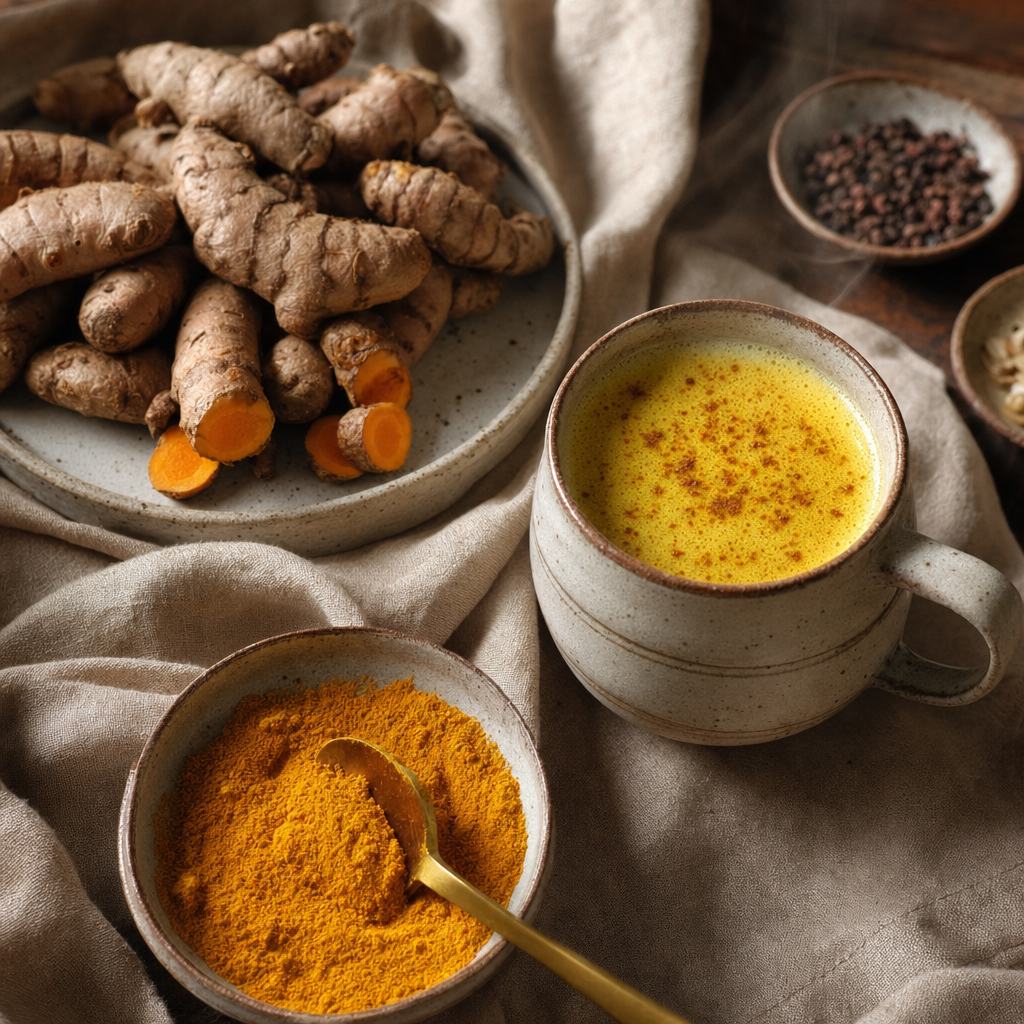 Turmeric: The Golden Root of Ancient Wellness botanical guide image