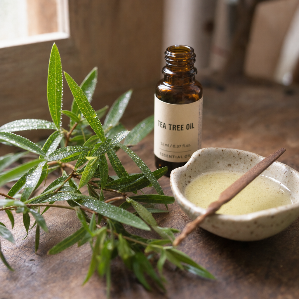 Tea Tree (Melaleuca alternifolia): Traditional Uses and What Modern Science Actually Shows botanical guide image